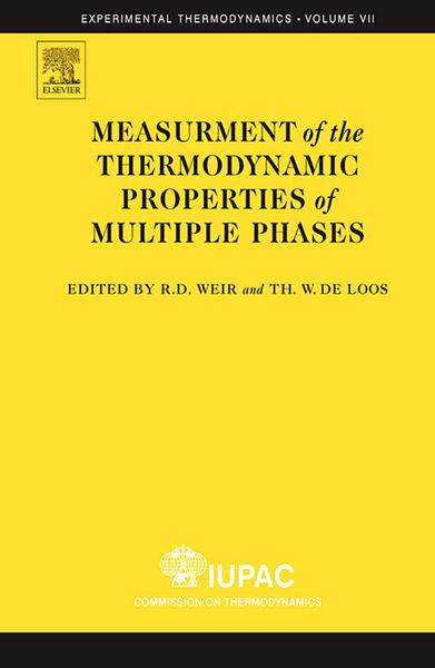 Produktbild: Measurement of the Thermodynamic Properties of Multiple Phases