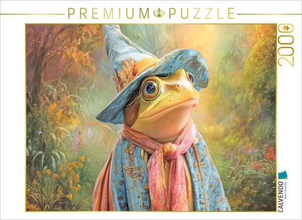 CALVENDO Puzzle Frösche | 2000 Teile Lege-Größe 90x67cm Foto-Puzzle für glückliche Stunden