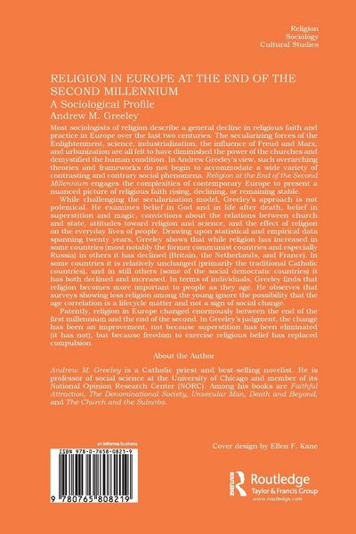 Produktbild: Religion in Europe at the End of the Second Millenium
