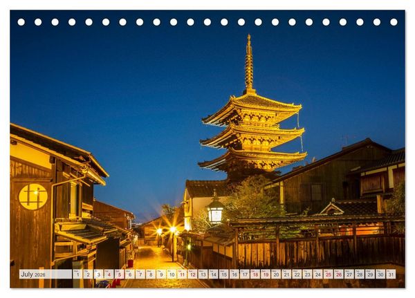 Produktbild: JAPAN Journey through time and beauty (Desk Calendar 2026 DIN A5 landscape), CALVENDO 12 Month DeskCalendar
