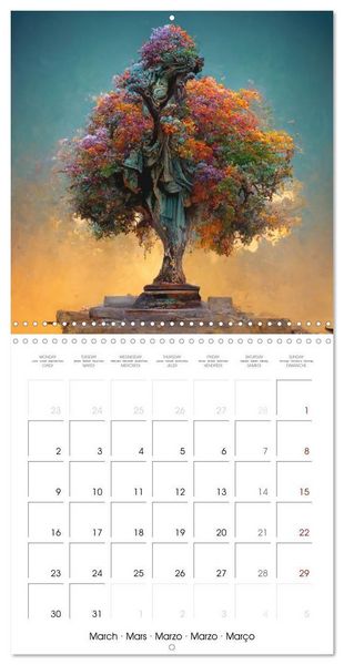 Produktbild: Dream Tree (Wall Calendar 2026 12 &times; 12 Inch) CALVENDO 12 Month Wall Calendar