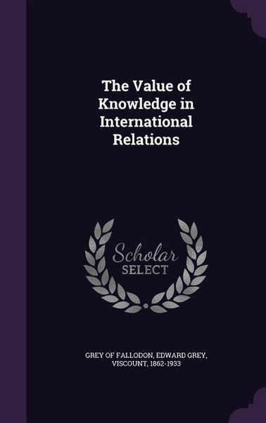 Produktbild: The Value of Knowledge in International Relations