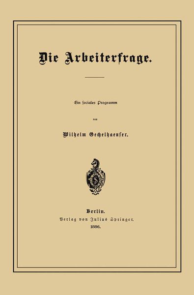 Produktbild: Die Arbeiterfrage