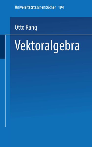 Produktbild: Vektoralgebra