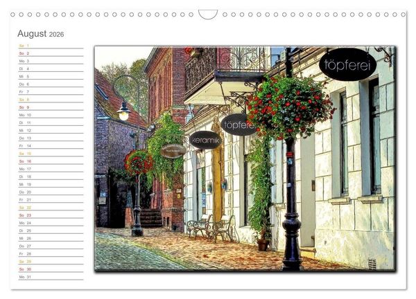Produktbild: Jever - die Nordsee ganz nah (Wandkalender 2026 DIN A3 quer), CALVENDO Monatskalender