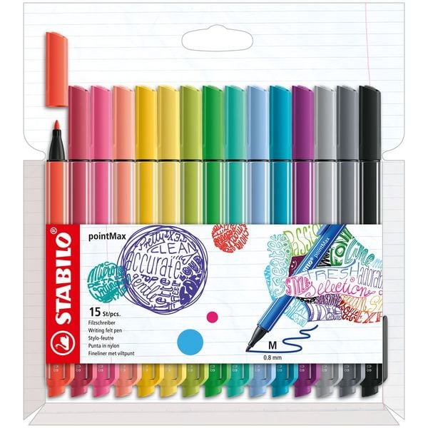 STABILO pointMax 15er Etui Neue Farben