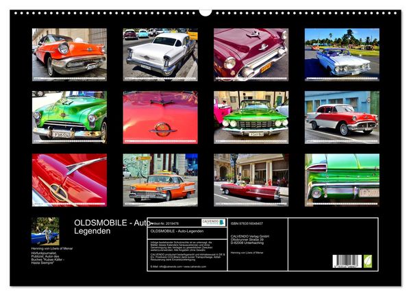Produktbild: OLDSMOBILE - Auto-Legenden (Wandkalender 2026 DIN A2 quer), CALVENDO Monatskalender