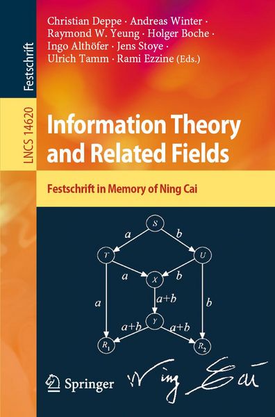 Produktbild: Information Theory and Related Fields