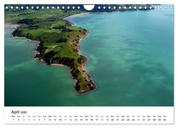 Produktbild: New Zealand's Stunning Coastline (Wall Calendar 2026 DIN A4 landscape), CALVENDO 12 Month Wall Calendar