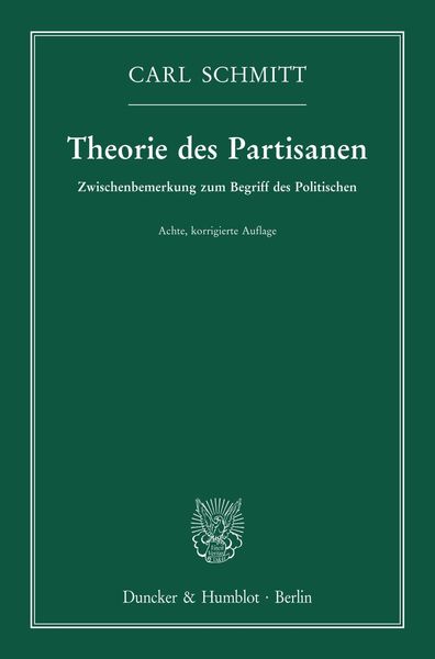 Produktbild: Theorie des Partisanen.