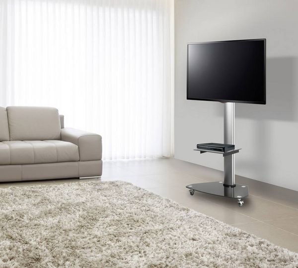 Produktbild: SpeaKa Professional SP-TVRW-01 TV-Rollwagen 81,3 cm (32") - 139,7 cm (55") Neigbar, H&ouml;henverstellbar
