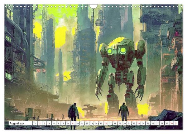 Produktbild: Braun, W: Bizarre Poetry of Doom (Wall Calendar 2026 DIN A3