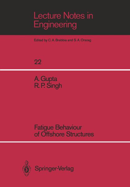 Produktbild: Fatigue Behaviour of Offshore Structures
