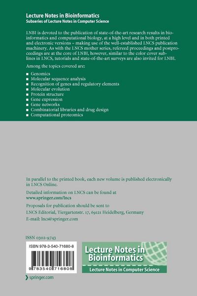 Produktbild: Research in Computational Molecular Biology