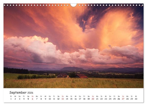 Produktbild: Gewitterwelten (Wandkalender 2026 DIN A3 quer), CALVENDO Monatskalender
