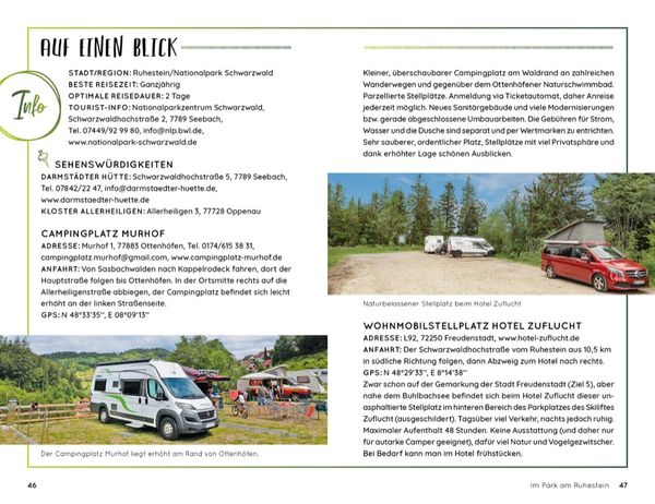 Produktbild: Wochenend und Wohnmobil - Kleine Auszeiten im Schwarzwald
