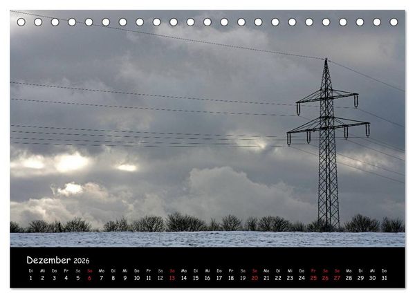 Produktbild: Unter Strom (Tischkalender 2026 DIN A5 quer), CALVENDO Monatskalender