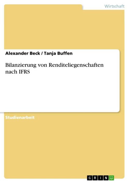 Produktbild: Bilanzierung von Renditeliegenschaften nach IFRS