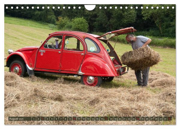 Produktbild: Citro&euml;n 2CV - Ente rot (Wandkalender 2025 DIN A4 quer), CALVENDO Monatskalender