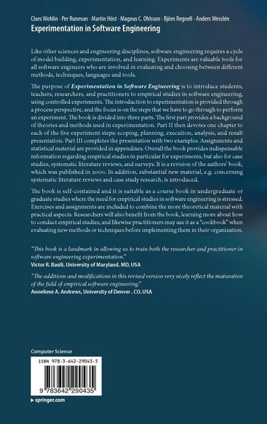 Produktbild: Experimentation in Software Engineering