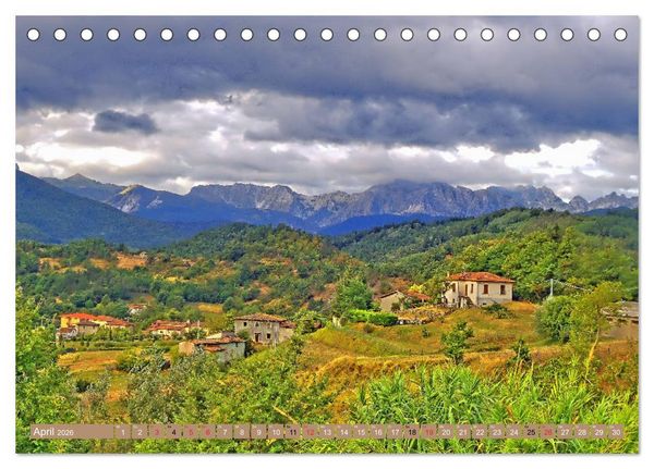 Produktbild: Garfagnana, Impressionen aus dem Norden der Toskana (Tischkalender 2026 DIN A5 quer), CALVENDO Monatskalender