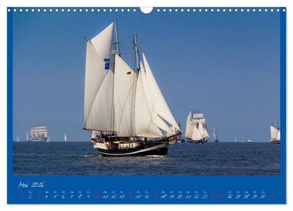 Produktbild: Unter Segeln (Wandkalender 2026 DIN A3 quer), CALVENDO Monatskalender
