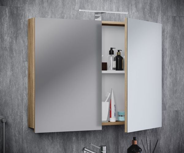 Produktbild: Spiegelschrank Spiegel Badezimmer Badinos 60x80 cm