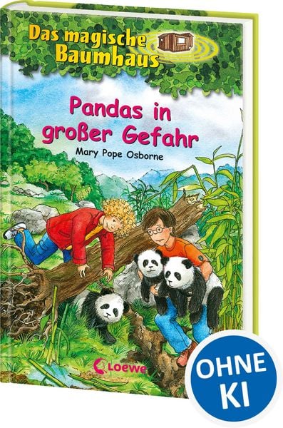 Pandas in großer Gefahr / Das magische Baumhaus Band 46, Gebundene Ausgabe von Mary Pope Osborne, Loewe, 978-3-7855-7683-0