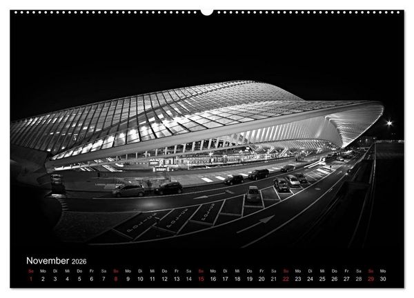 Produktbild: Black-Schwarz-Noir 2026 (hochwertiger Premium Wandkalender 2026 DIN A2 quer), Kunstdruck in Hochglanz