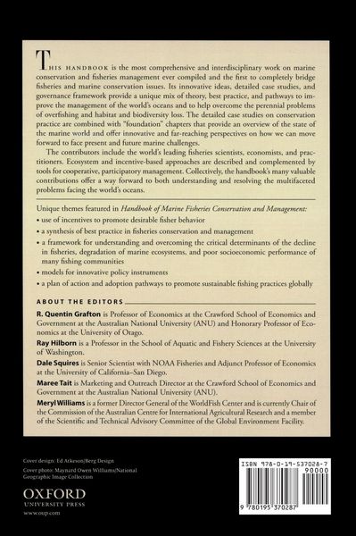 Produktbild: Handbook of Marine Fisheries Conservation and Management