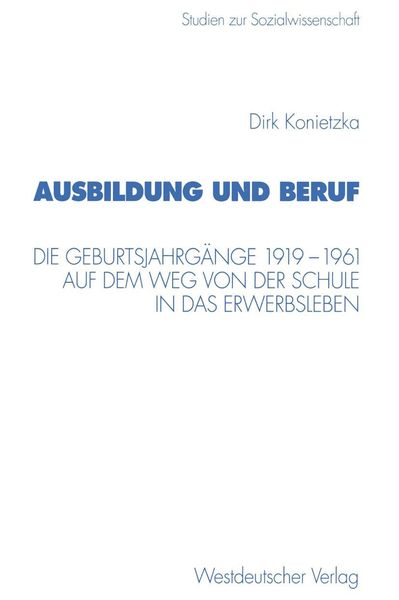 Ausbildung und Beruf
