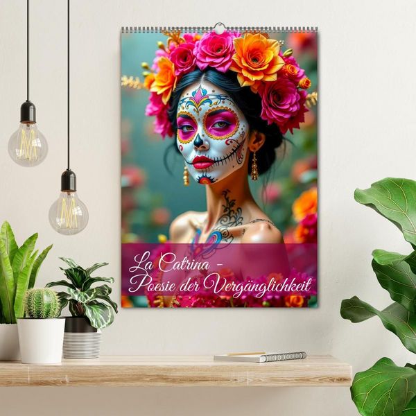Produktbild: La Catrina - Poesie der Verg&auml;nglichkeit (Wandkalender 2027 DIN A2 hoch), CALVENDO Monatskalender