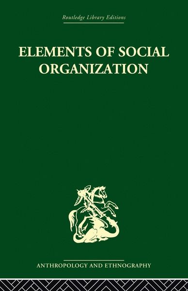Produktbild: Elements of Social Organisation