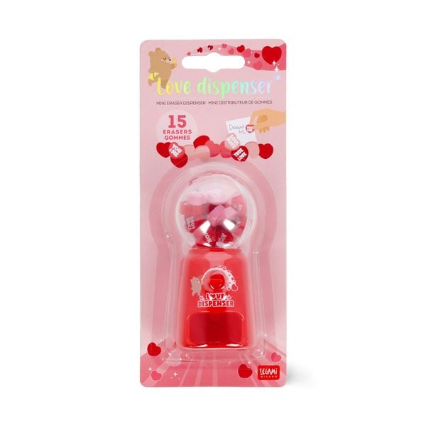 Produktbild: Legami Mini-Radiergummispender - Love Dispenser