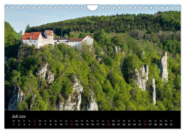 Produktbild: Das Donautal - Wanderparadies auf der Schw&auml;bischen Alb (Wandkalender 2026 DIN A4 quer), CALVENDO Monatskalender