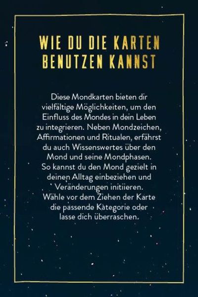 Produktbild: Karten-Box: Mondlicht