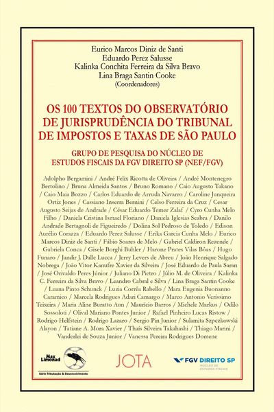 Produktbild: Os 100 textos do observat&oacute;rio de jurisprud&ecirc;ncia do tribunal de impostos e taxas de S&atilde;o Paulo