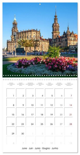 Produktbild: Dresden seasons of a city (Wall Calendar 2026 12 &times; 12 Inch) CALVENDO 12 Month Wall Calendar
