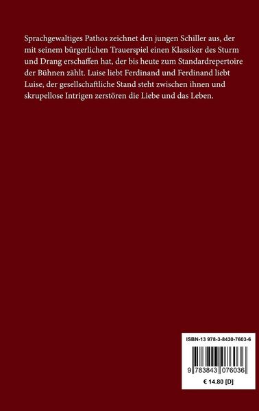 Produktbild: Kabale und Liebe