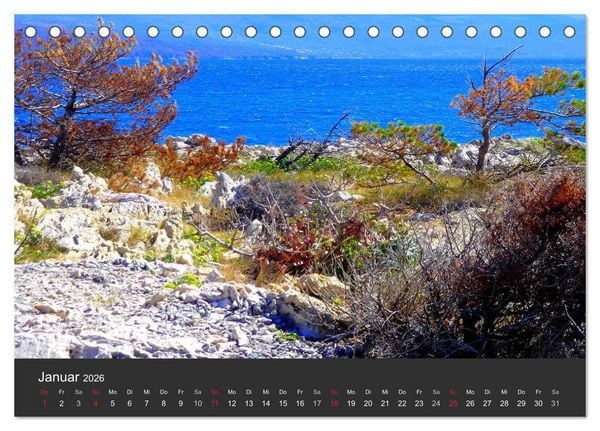 Produktbild: Magisches Kroatien (Tischkalender 2026 DIN A5 quer), CALVENDO Monatskalender
