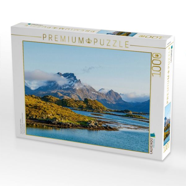 Produktbild: CALVENDO Puzzle Fjord-Landschaft, Lofoten | 1000 Teile Lege-Gr&ouml;&szlig;e 64x48cm Foto-Puzzle f&uuml;r gl&uuml;ckliche Stunden