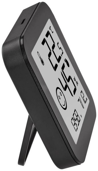 Produktbild: TFA Dostmann BLACK & WHITE Thermo-/Hygrometer Schwarz 30.5054.01