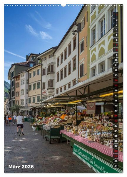 Produktbild: Stadtherz BOZEN (hochwertiger Premium Wandkalender 2026 DIN A2 hoch), Kunstdruck in Hochglanz