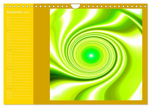 Produktbild: Energie-Spiralen 2026 (Wandkalender 2026 DIN A4 quer), CALVENDO Monatskalender