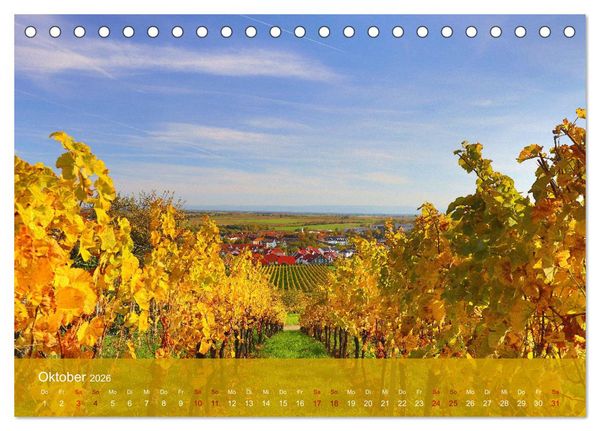 Produktbild: Wanderparadies S&uuml;dpfalz (Tischkalender 2026 DIN A5 quer), CALVENDO Monatskalender