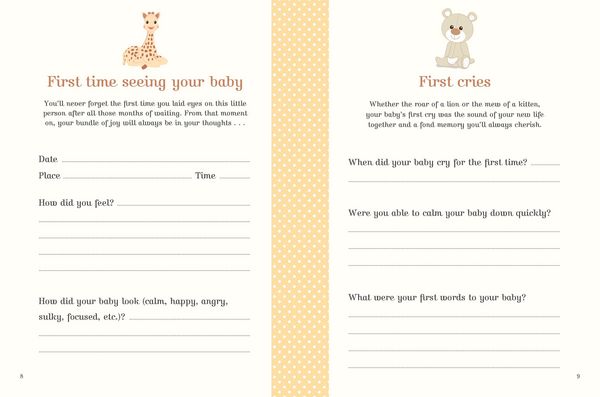 Produktbild: My Book of Firsts with Sophie La Girafe(r)