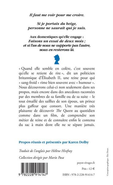 Produktbild: Les sautes d'humour d'Elisabeth II