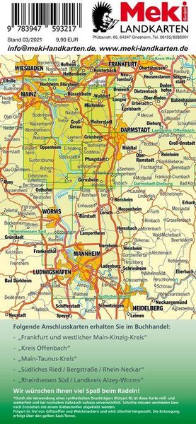 Produktbild: Radfahren - N&ouml;rdliches Ried / Kreis Gro&szlig;-Gerau und Rheinterrasse