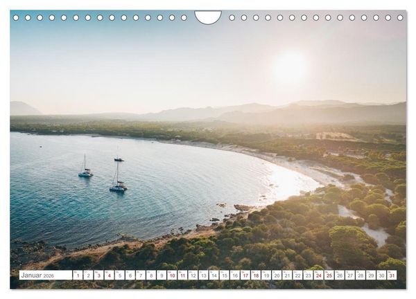 Produktbild: Sardinien. Sch&ouml;ne Landschaften und bunte St&auml;dte. (Wandkalender 2026 DIN A4 quer), CALVENDO Monatskalender