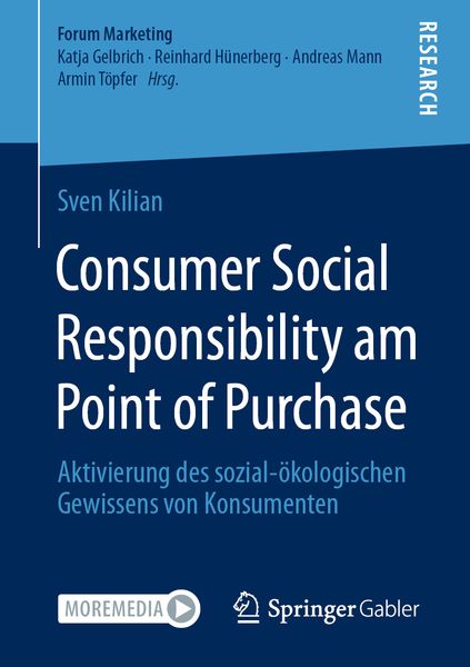 Produktbild: Consumer Social Responsibility am Point of Purchase